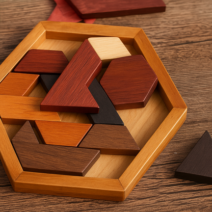 Lernpuzzles aus Holz