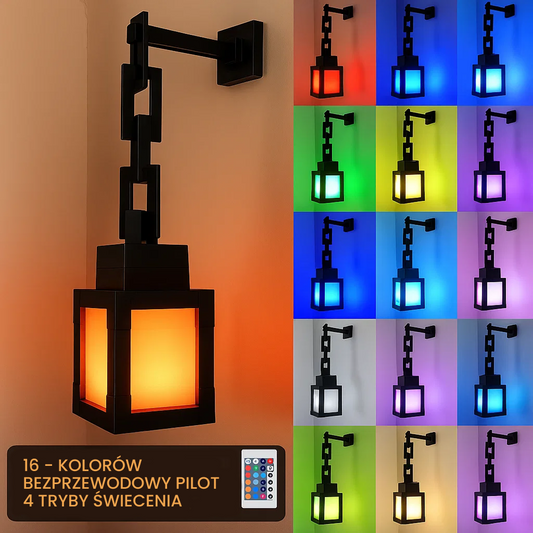 PixelLight RGB Lampe – 16 Farben, Fernbedienung und Leuchtmodi