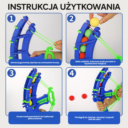Weiche Armbrust zum Üben des Zielens