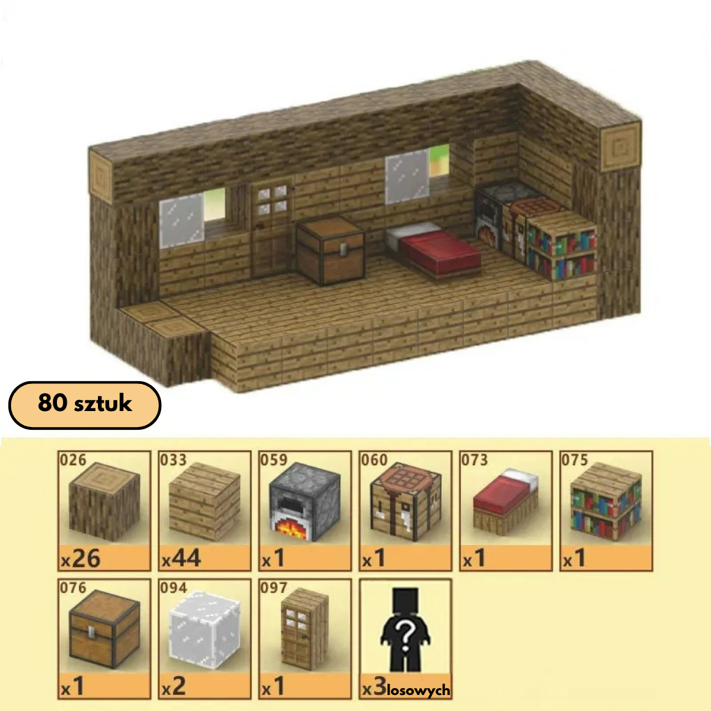 Holzhaus + 3x GRATIS FIGUREN