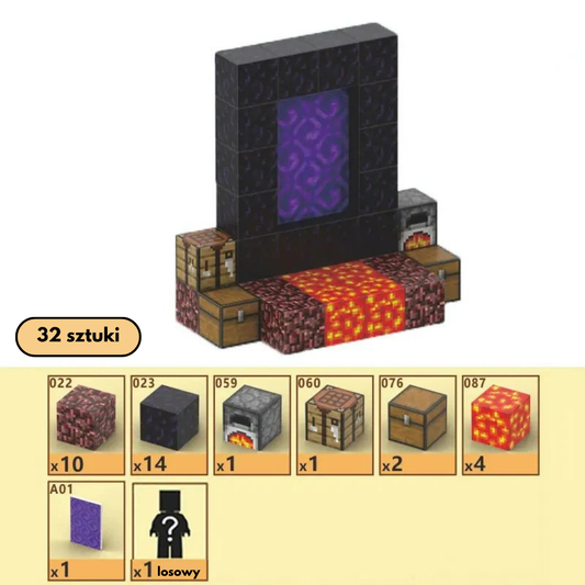 Lava und Portal + KOSTENLOSE FIGUR