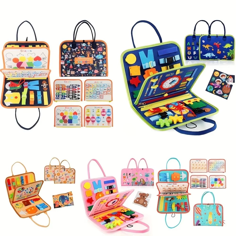 Edukacyjna Walizka Busy Book – Kreatywna Nauka Angielskiego dla Dzieci